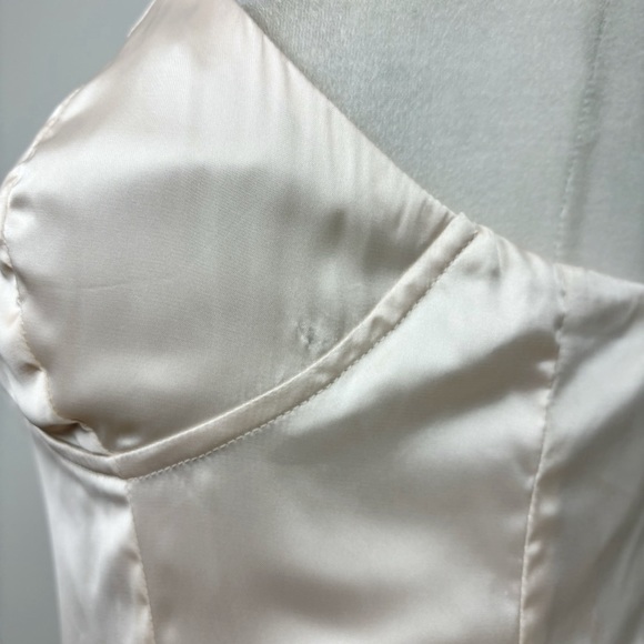 More To Come Milly Asymmetrical Dress in Ivory Size S - Picture 4 of 13